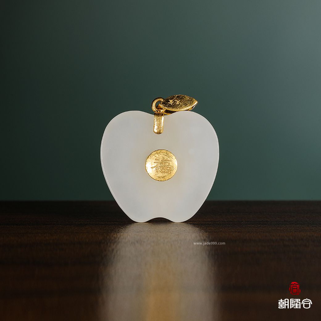金鑲玉小掛墜